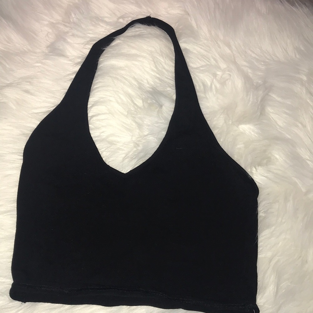 Express halter crop top